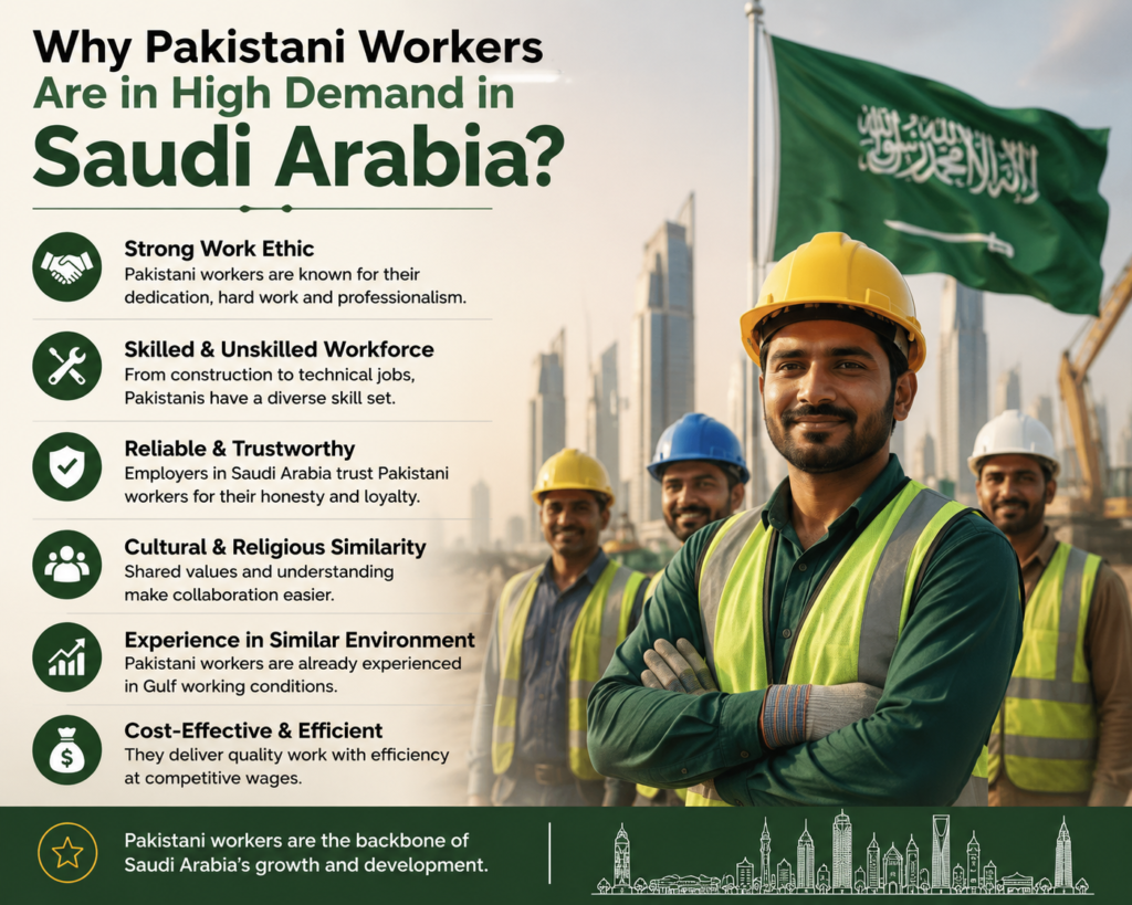 Saudi Arabia Manpower Recruitment Process: Complete Step-by-Step Guide for Pakistani Workers (2026)