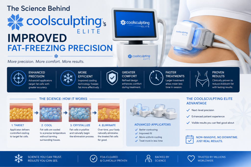 The Science Behind CoolSculpting Elite’s Improved Fat-Freezing Precision The Science Behind CoolSculpting Elite's Improved Fat-Freezing Precision