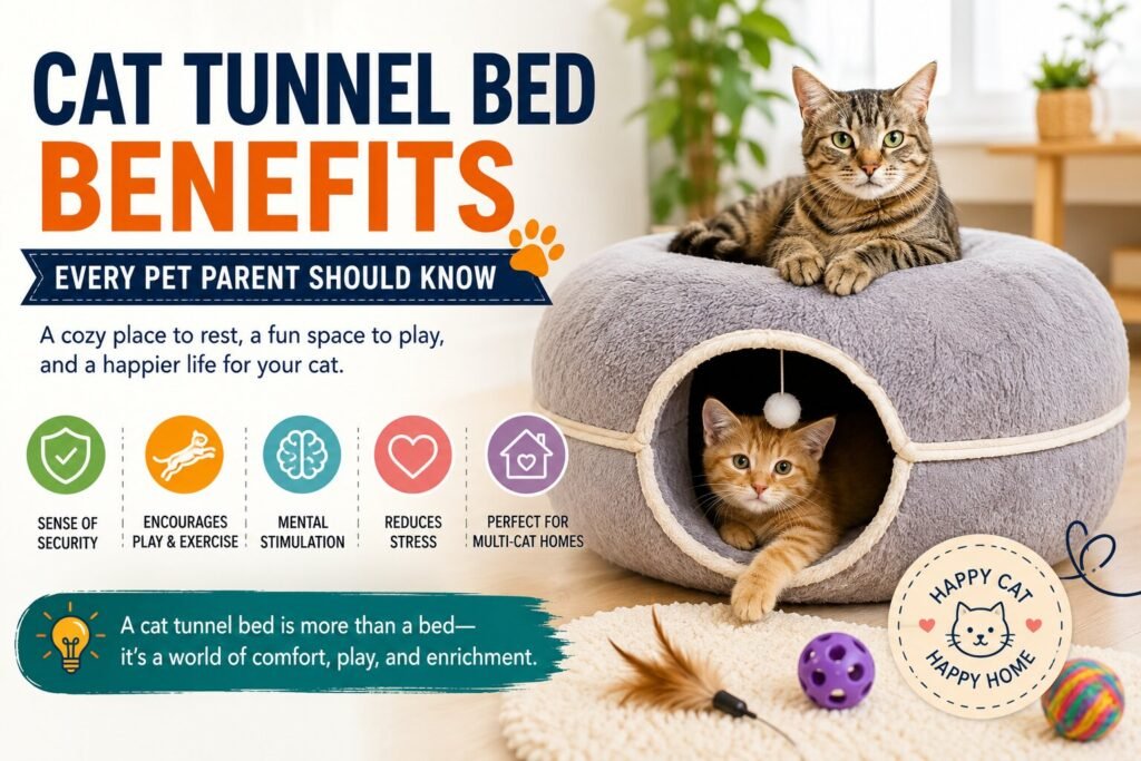 Cat Tunnel Bed Benefits Every Pet Parent Should Know cat tunnel bed