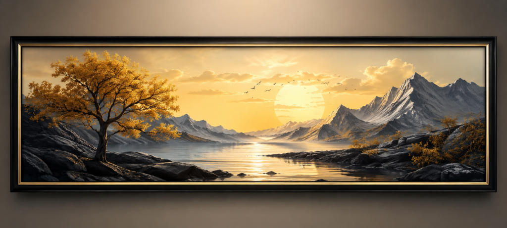 Chosing hanging and arranging Framed Artwork for Maximum Impact