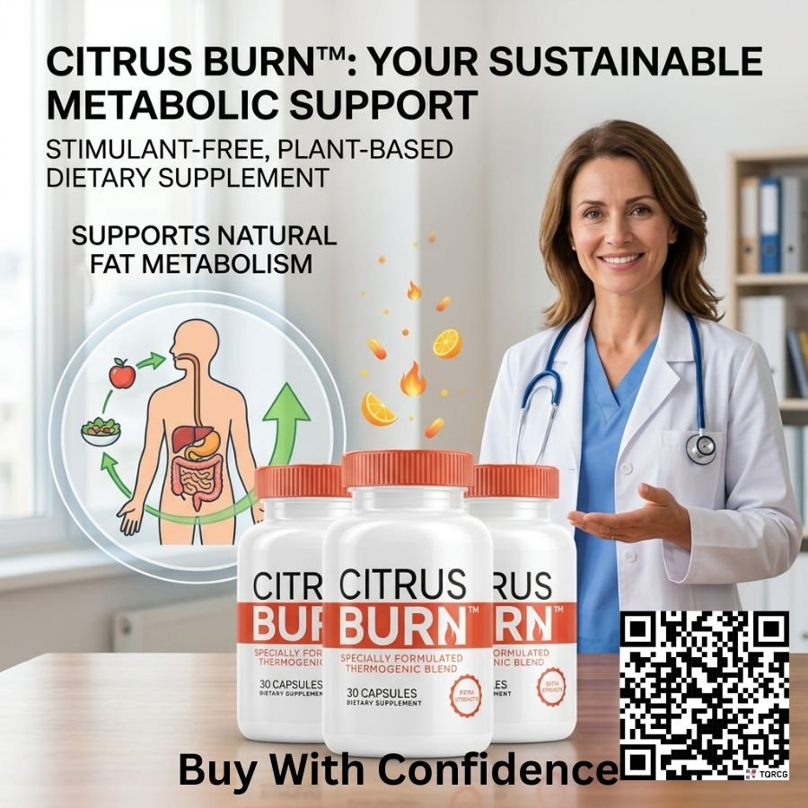 Natural Weight Management Support for Busy Adults Citrus Burn