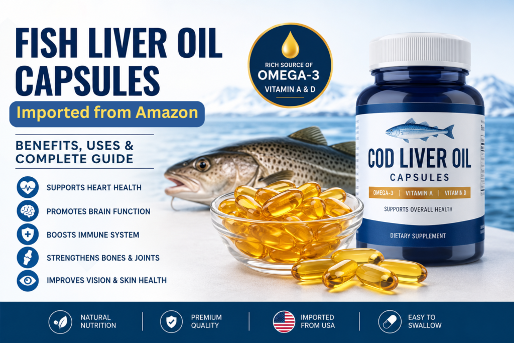 Fish Liver Oil Capsules Price in Pakistan – Complete Guide, Benefits & Buying Tips Fish Liver Oil Capsules Price in Pakistan