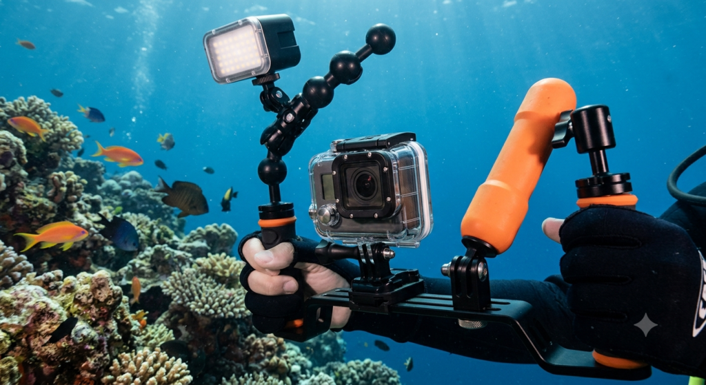 How To Pick Underwater Photography Equipment For Fluo-Dives? UV light photography equipment