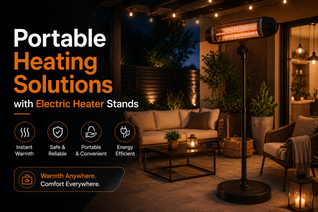Portable Heating Solutions with Electric Heater Stands