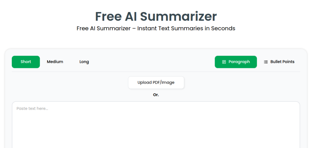 pdf summarizer ai free