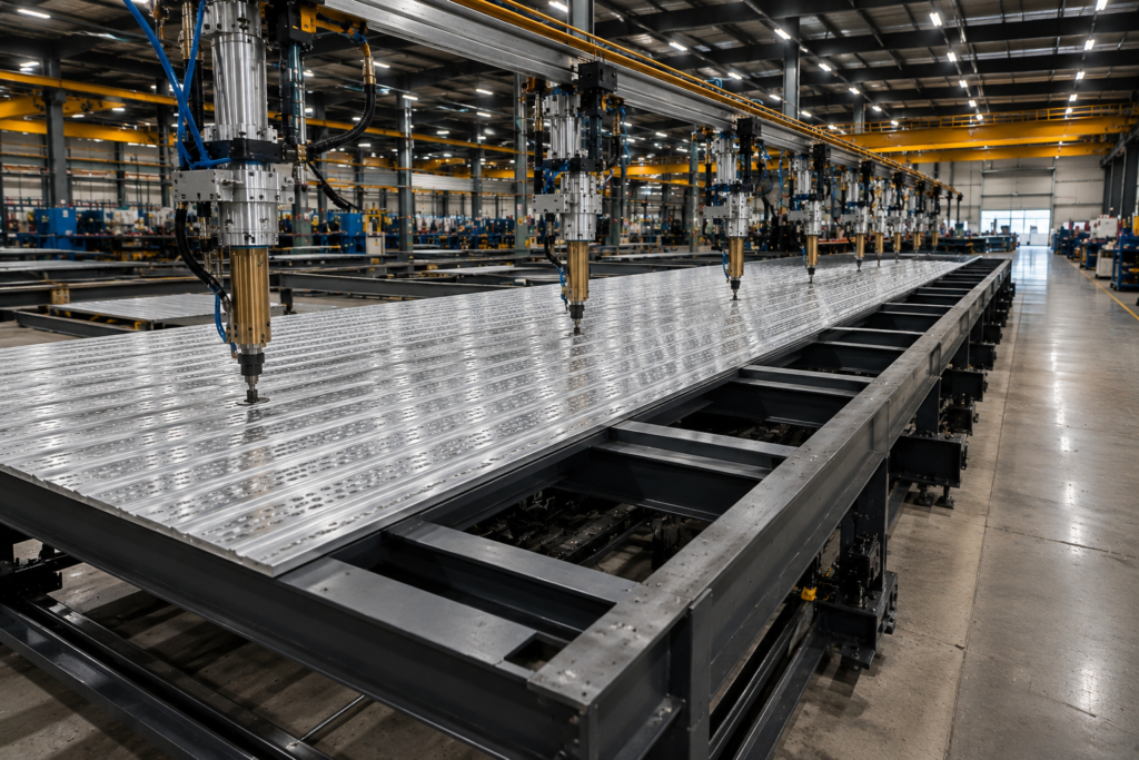 How Pneumatic Fastening and Attachment Systems Improve Efficiency in Steel Deck Construction Steel deck fastening attachment