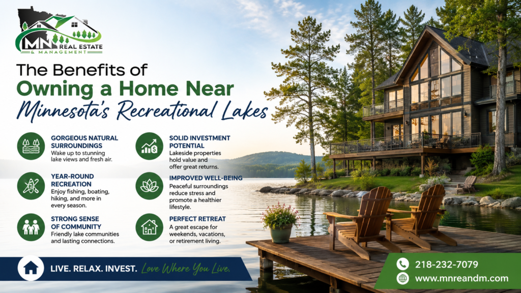 The Benefits of Owning a Home Near Minnesota’s Recreational Lakes