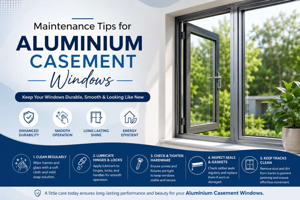 Maintenance Tips for Aluminium Casement Windows aluminium casement window
