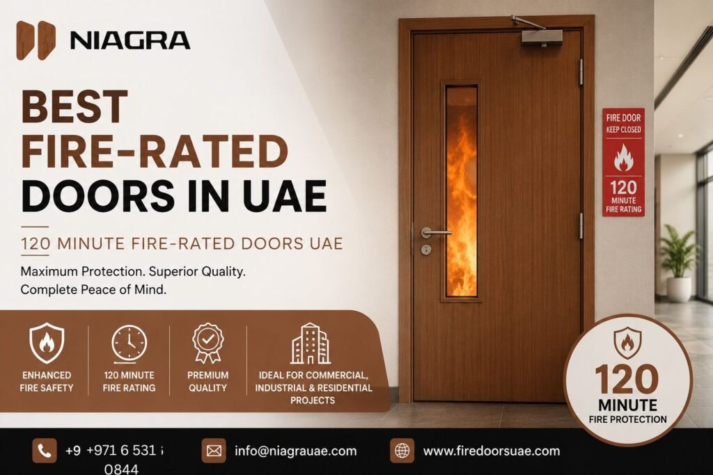 Best Fire-Rated Doors in UAE: Why Fire Doors UAE Recommends 120-Minute Fire-Rated Doors for Maximum Building Safety Best Fire-Rated Doors in UAE | Fire Doors UAE | 120-Minute Fire Doors