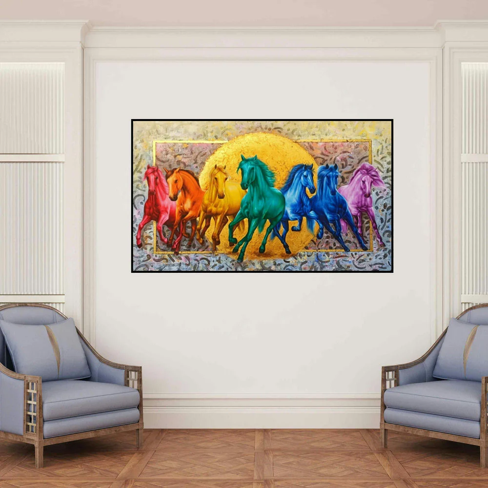 7 horse painting