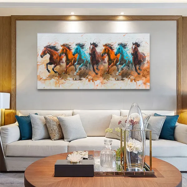 7 horse painting