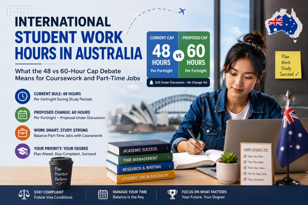 48 vs 60 Work Hours: How International Students Can Stay Ahead 48 vs 60 Work Hours