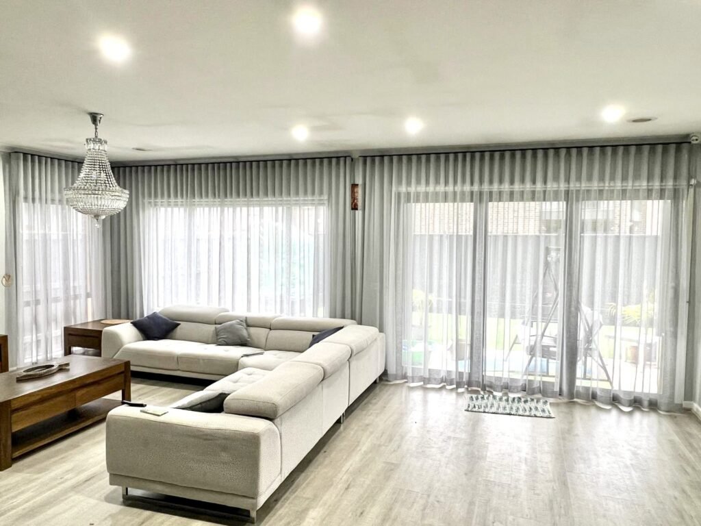 sheer curtains living room
