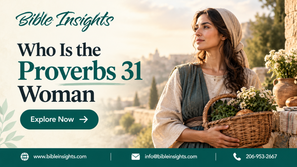 Who Is the Proverbs 31 Woman